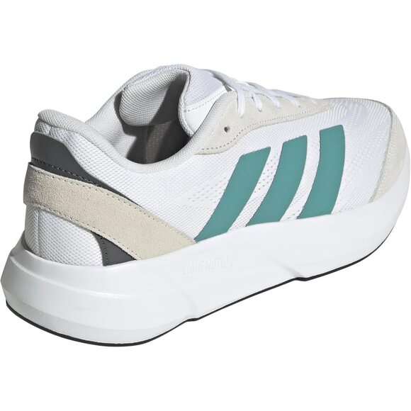 ⚡Adidas Mens White/Powder Teal/Grey Imported Lace-Up Ultradream DNA Sneakers - Picture 3 of 9